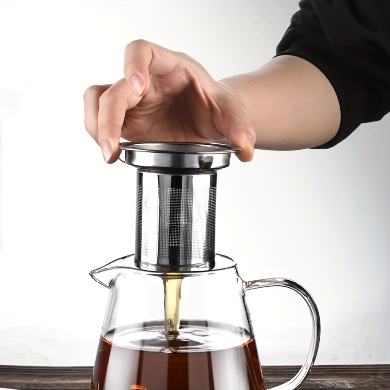 High Temperature Resistant Glass Teapot With Hammer Pattern And Filter -  Perfect For Boiling Tea And Flower Tea Brewing - Temu