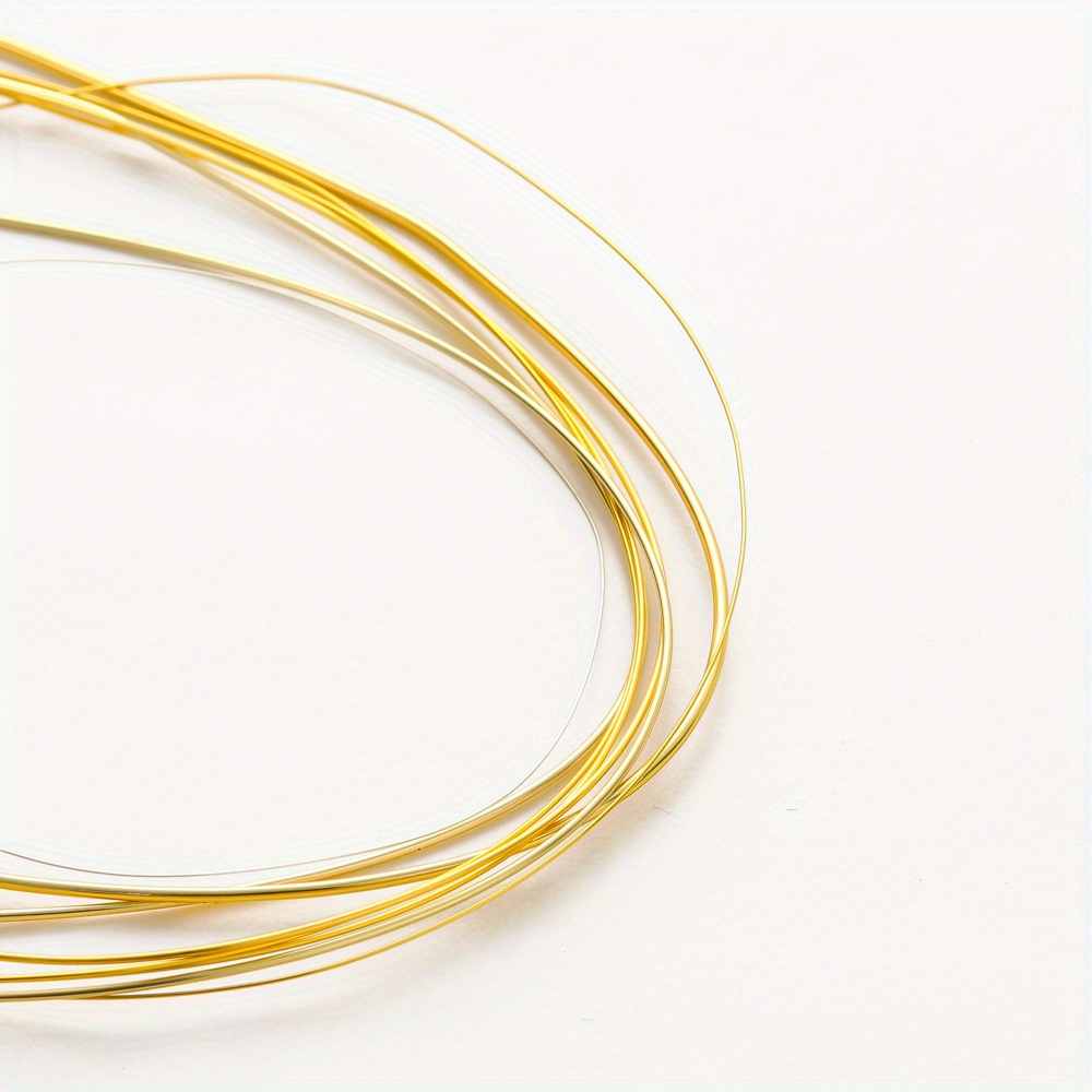 14k Real Gold Plated Copper Wire Diy Handmade Jewelry Making - Temu