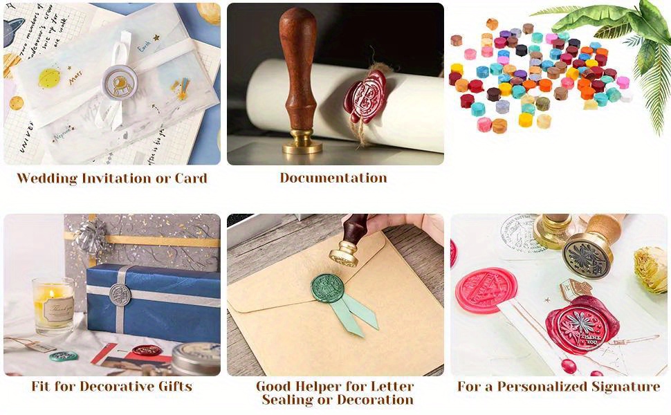 Ancient Wedding Invitation Wax Seal Beads Wax Seal Tools Sealing