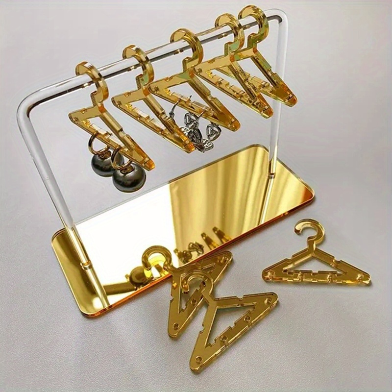 Mini Earring Holder Hanging Acrylic Earring Rack Hanger - Temu