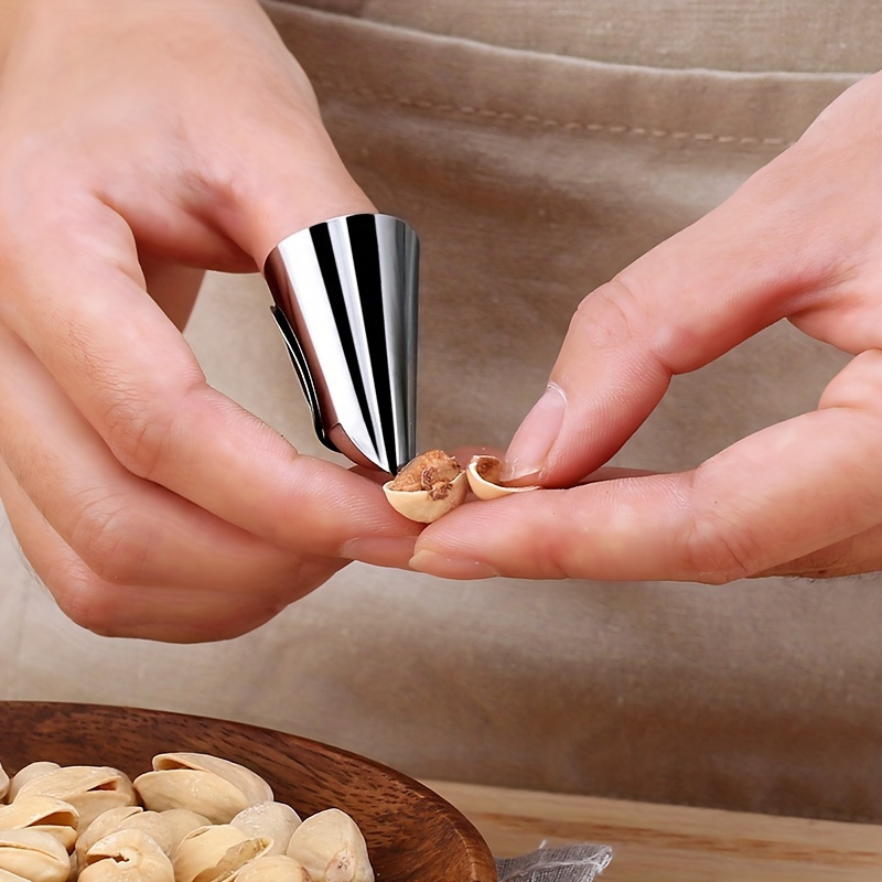 Protezione per le dita in acciaio inossidabile armatura Anti-taglio  protezione per le dita utensili da cucina sicura per il taglio di verdure