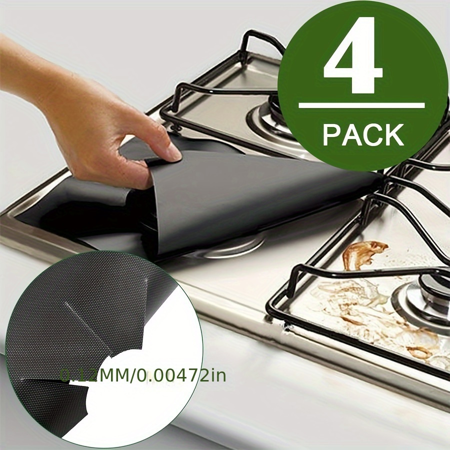 Non stick Square Gas Stove Burner Covers Fireproof Gas Stove - Temu