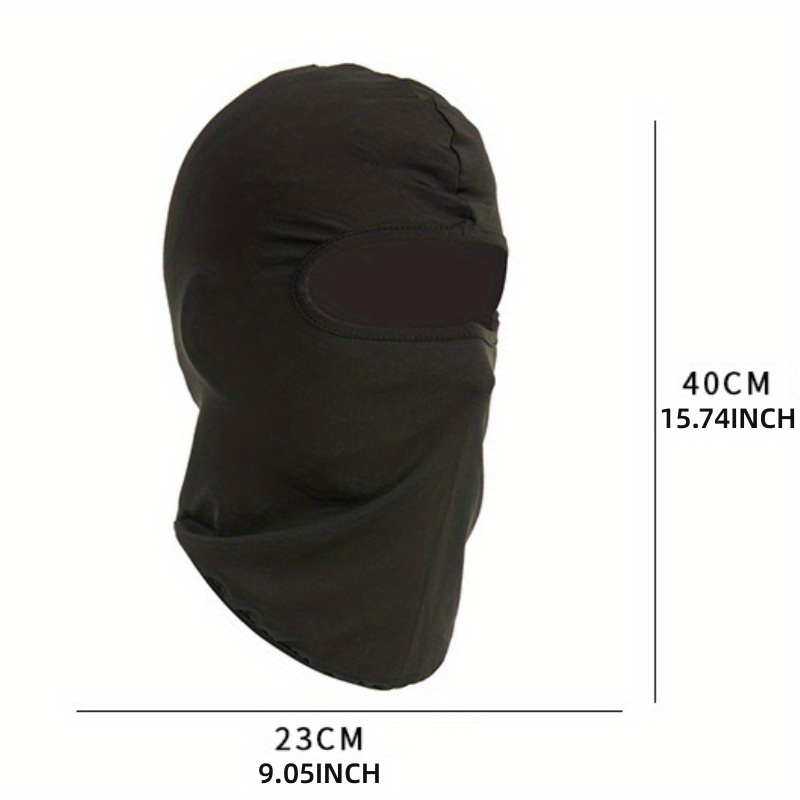 Unisex Windproof Ninja Mask Solid Color Uv Protection - Temu
