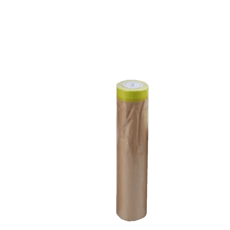 1 Roll Pre-Taped Masking Paper For Painting, Tape And Drape Painters Paper,  Paint Adhesive Protective Paper Roll For Covering Skirting, Frames, Cars  And Auto Body