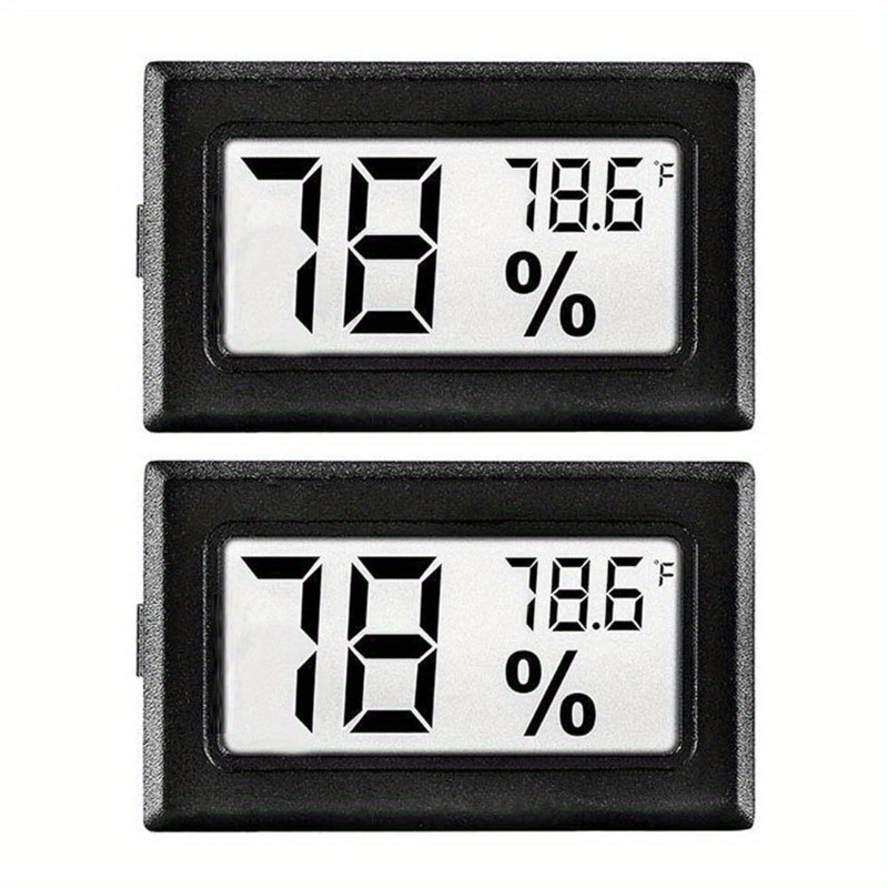 Mini Digital Thermometer Hygrometer Indoor Humidity Monitor Temperature  Hygrometer Fahrenheit Celsius Switchable For Humidifier Greenhouse Garden  Cellar Closet Refrigerator Etc, Buy More, Save More