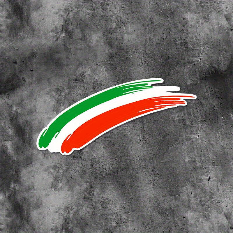 Car Styling Flag Of Italy Italian Car Sticker Vinyl - Temu