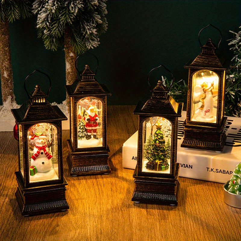 クリスマスグロウインテリア 水充填小型風ランプ デスクトップ