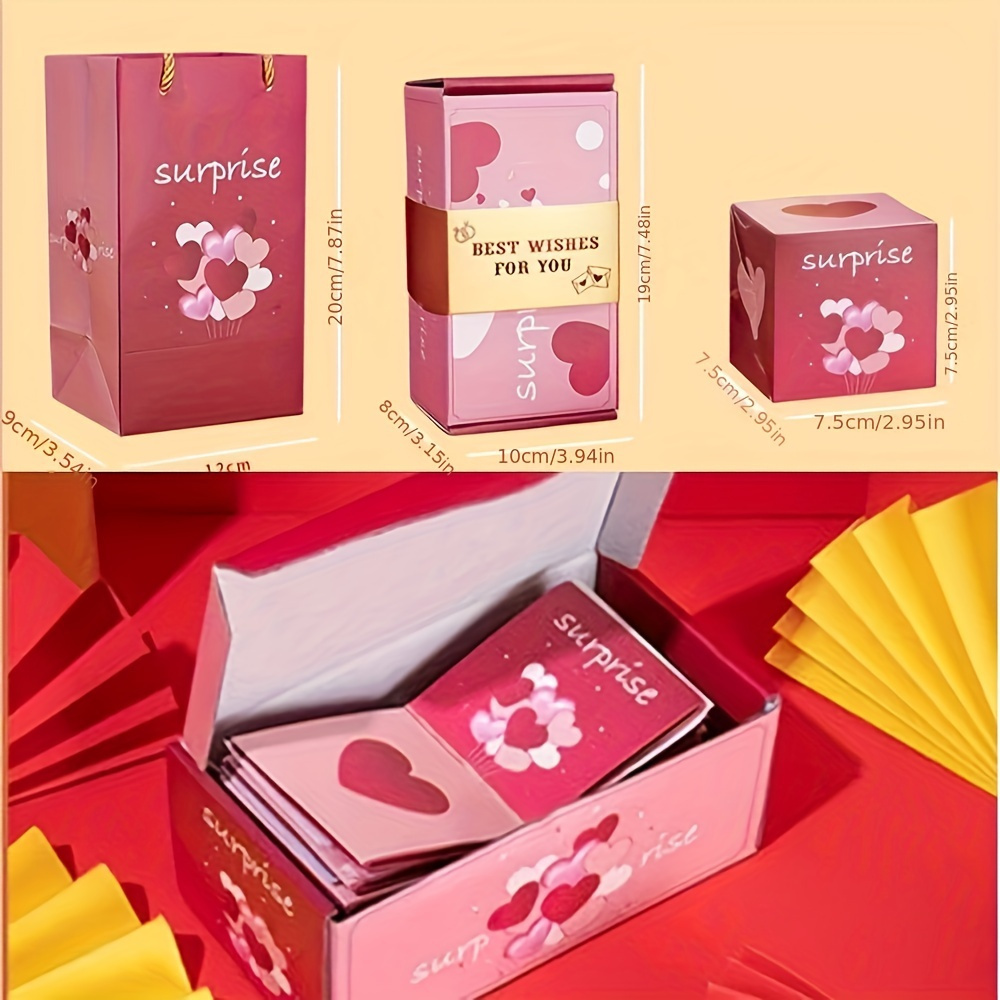 Surprise Explosion Gift Box Multi layer Surprise Box - Temu