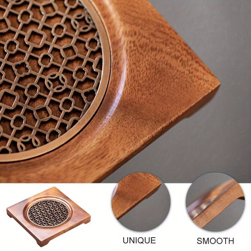 COLLBATH copper coaster brass coaster trivet pot holder wine cup saucers  table place mats tea cup coaster kitchen place mat metal saucers drink  coaster durable saucer coffee heat pad office : 