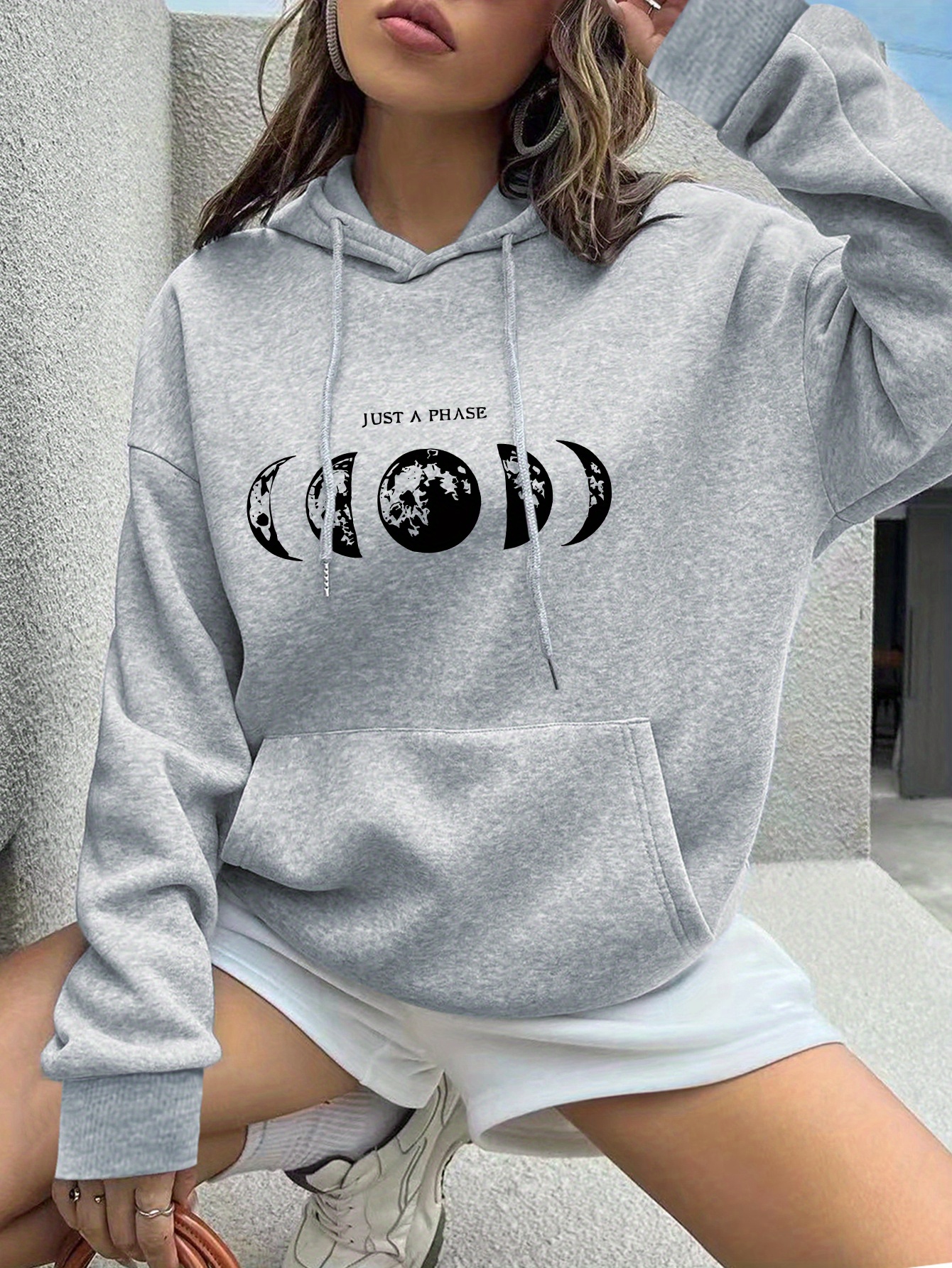 Women's Zippered Long Sleeved Hoodie Letter,selling items on 2023