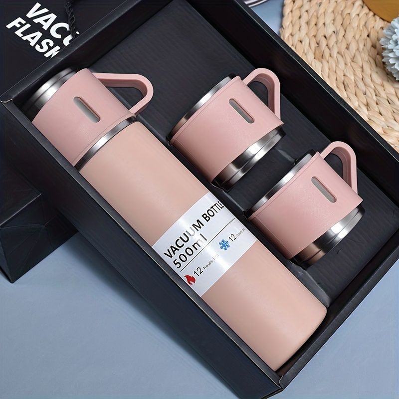 Vacuum Flask Set - 500ml Hot & Cold - 12hours