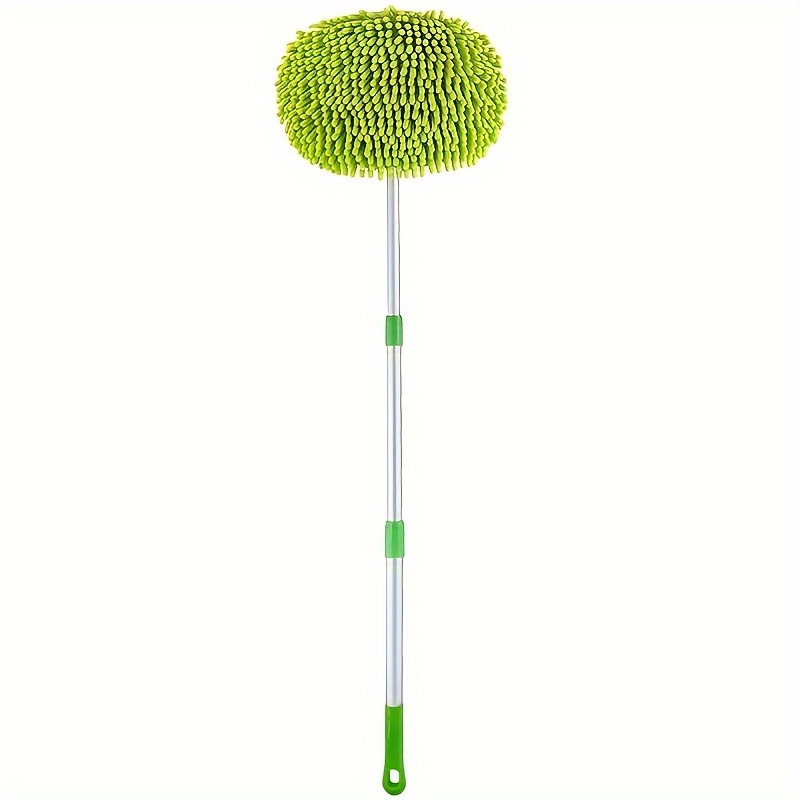 Microfiber Car Wash Brush Mop Kit Mitt Sponge With Long - Temu