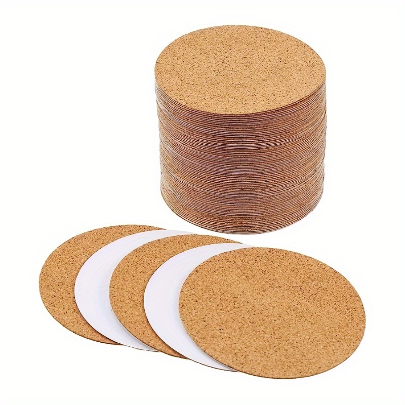 Wooden Mat Round Cork Mat Square Cork Mat Hexagonal Cork - Temu