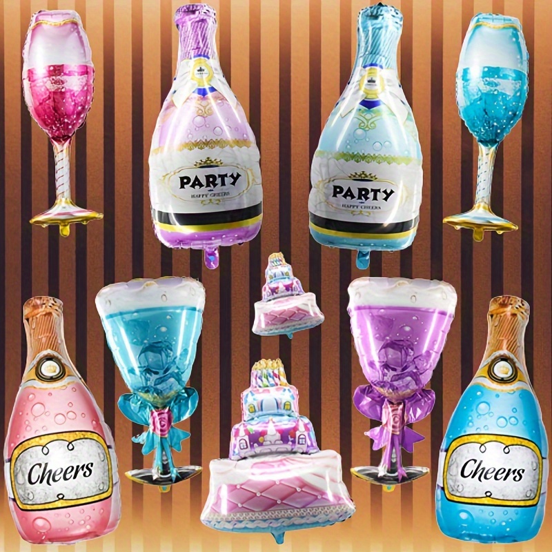 Ballons Bouteille De Whisky/Tasse De Champagne 18 30 40 Ans, Décorations De  Fête Danniversaire, Couronne De Roi Pour Enfants Et Adultes, Ballon De  Mariage Du 0,77 €