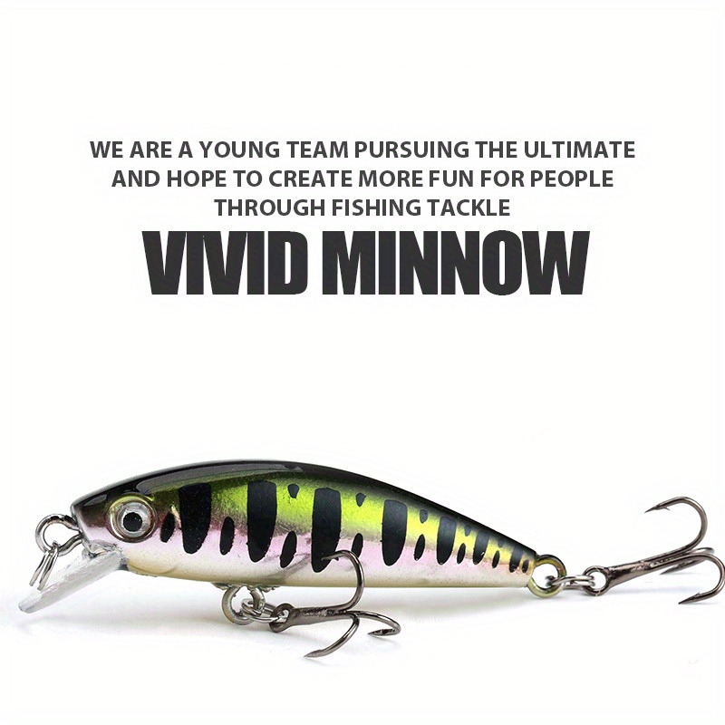 Vibrating Minnow Triple Hook Imitation Fishing Lure Outdoor - Temu