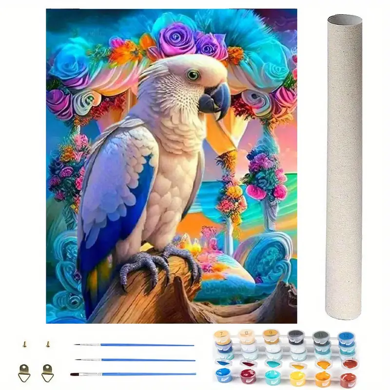 1pc Rolled Canvas-No Crease, DIY Acrylic Paint By Numbers Kit For Adults,  Paint By Numbers For Adults, Hobbies And Crafts For Adults, Birthday, Thanks
