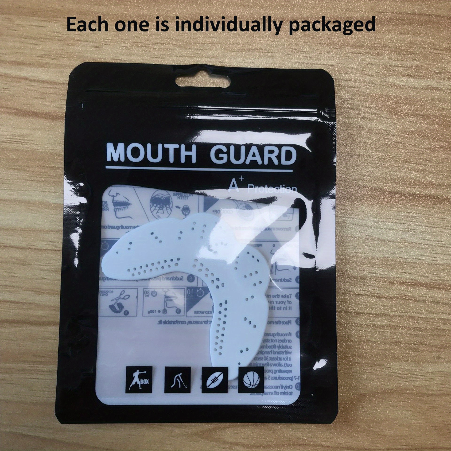 1pcs Tooth Protector Boxing Mouthguard Brace Boxing Tooth Appliance  Trainer@t@