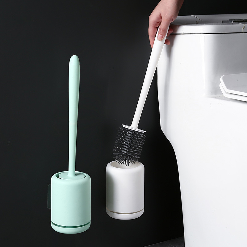 1pc Creative Long-handled Nordic Toilet Brush With No Dead Corners, Perfect  For Bathroom Cleaning