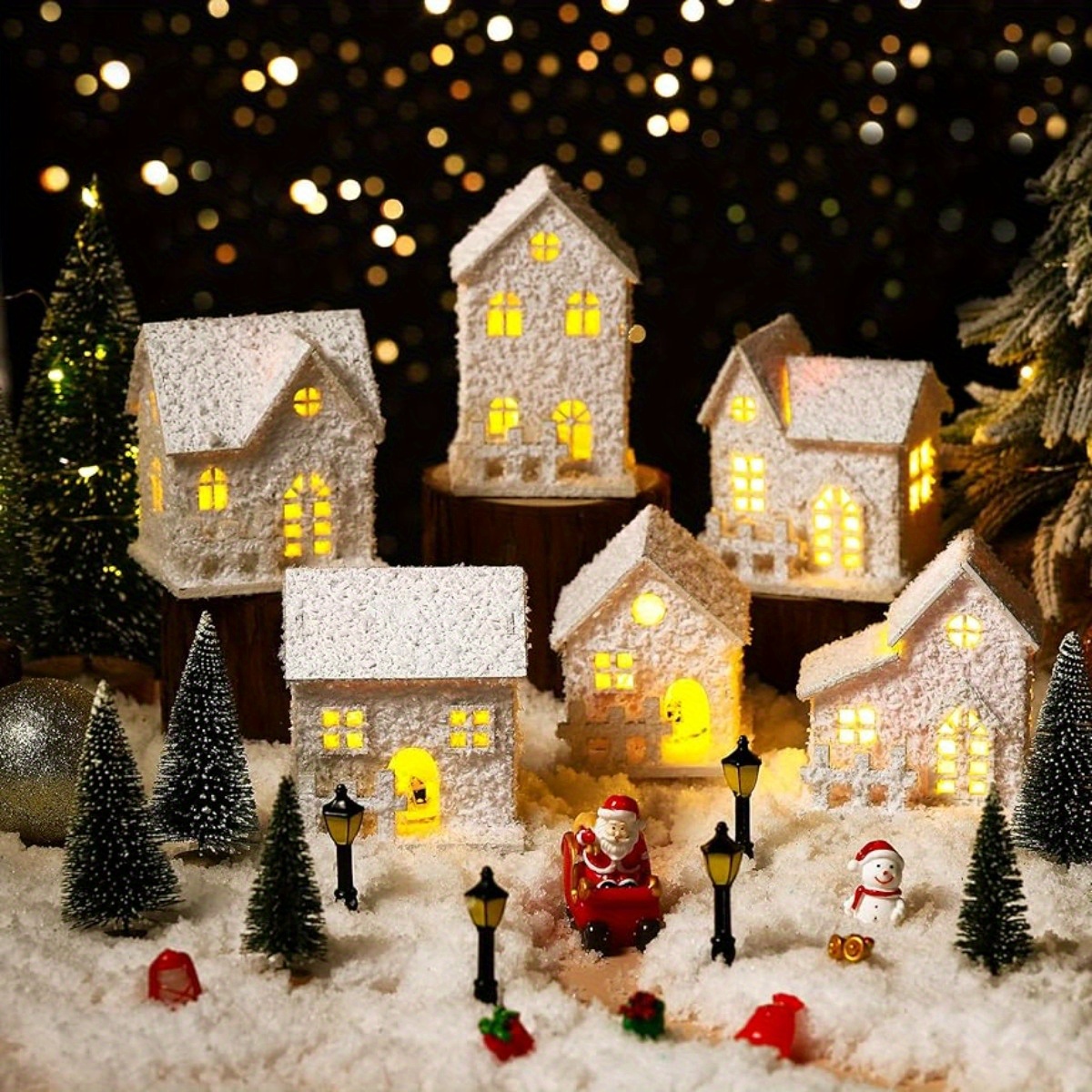 Las casas de dulces para decoración es una tradición navideña muy