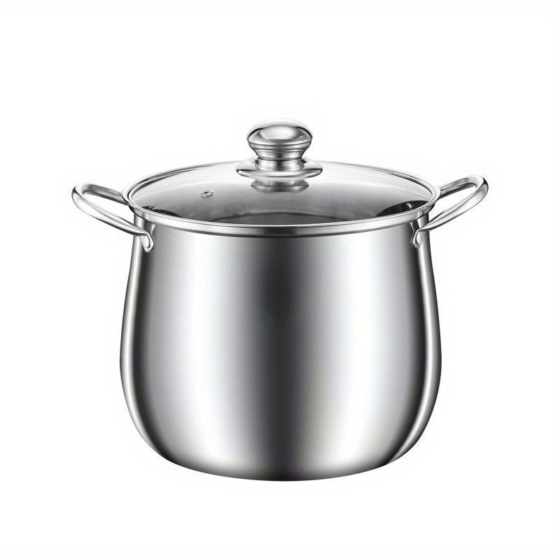Stainless Steel Stockpot With Lid Small Stock Pot Cooking - Temu
