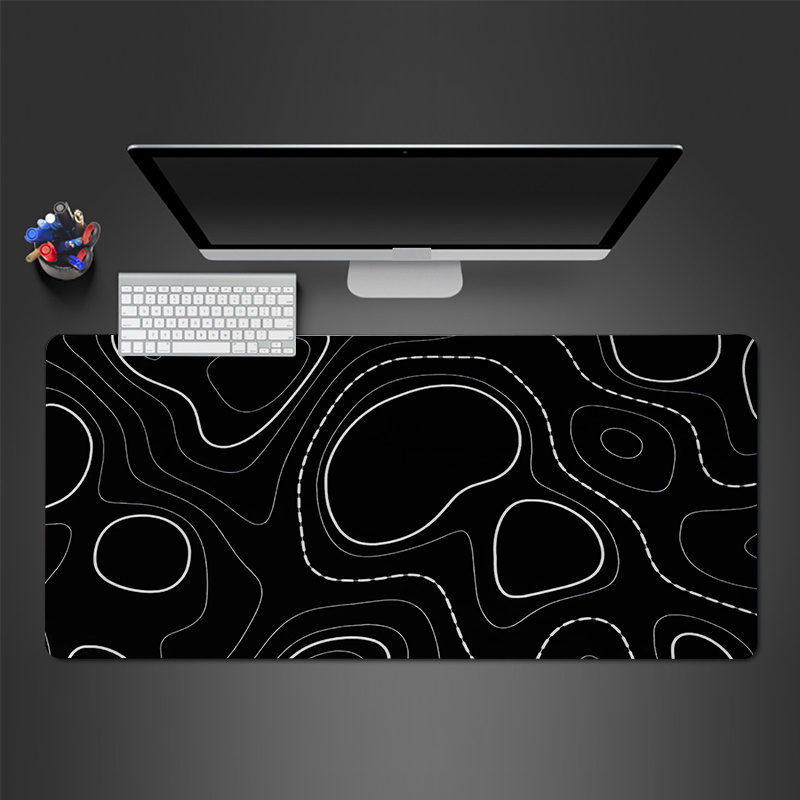 Topograph - Black  Custom Gaming Deskpad by ID Gaming – iD Gaming