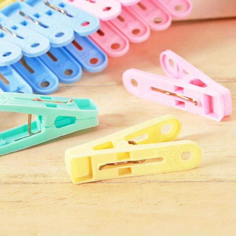 Plastic Clothespins, Windproof Fixed Multifunctional Drying Clips