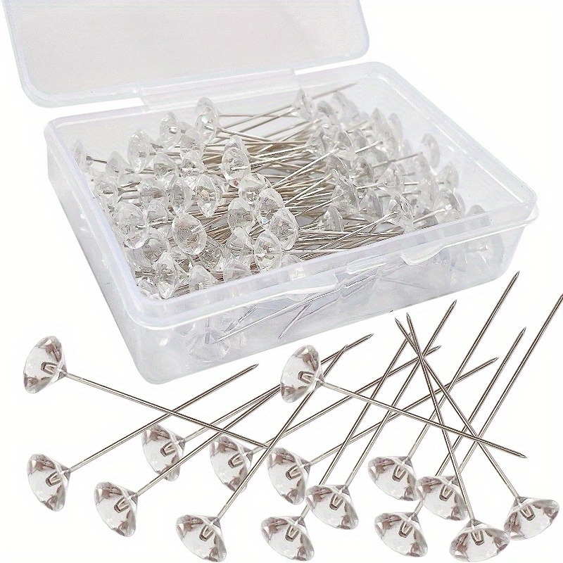 30pcs Round Tray Lapel Stick Pins Stainless Steel Tray Lapel Pin Blank  Stick Brooch Pins DIY Costume Jewelry Accessories with a Box for Men Women  Suit
