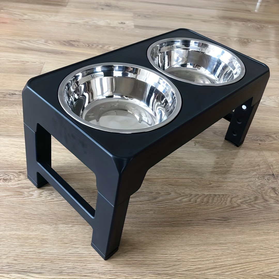 Multi Heights Folding Feeder Raised Dog Cat Bowls Adjustable - Temu