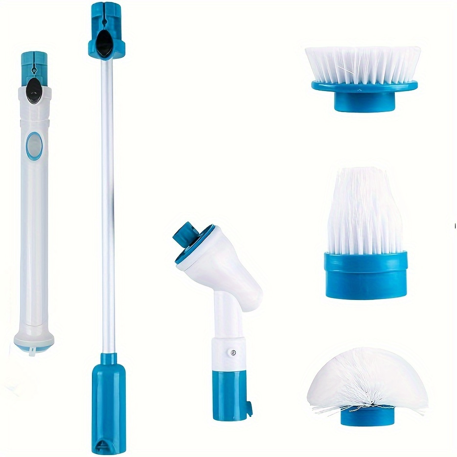 Hurricane Extendable Cordless Power Scrubber for Bathrooms and Kitchen