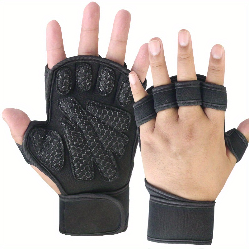 Palm Protection Gloves Gym Fitness Gloves Bodybuilding - Temu