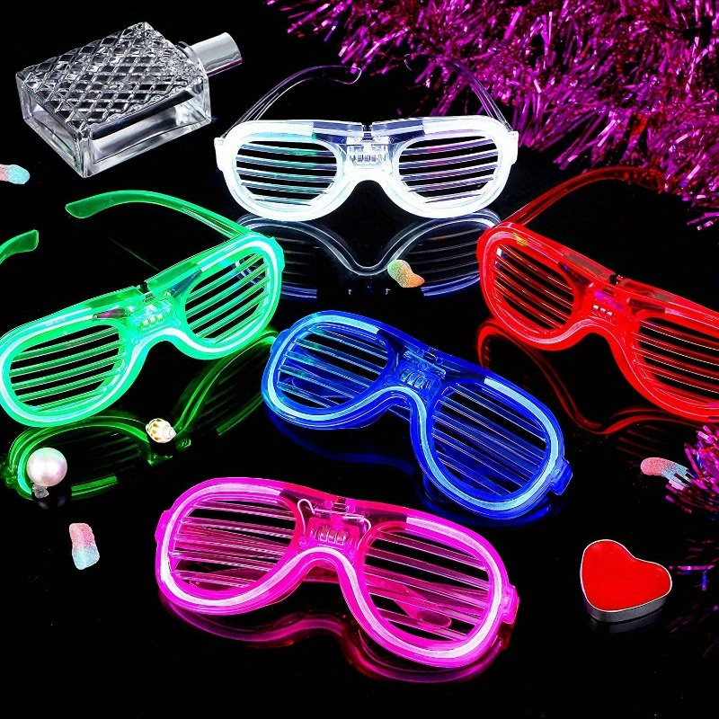 130pcs Glow In The Dark Party Supplies, LED Light Up Toys Neon Party  Supplies With 10 Pair Flashing Glasses, 100pcs Glow Sticks, 20pcs Finger  Lights C