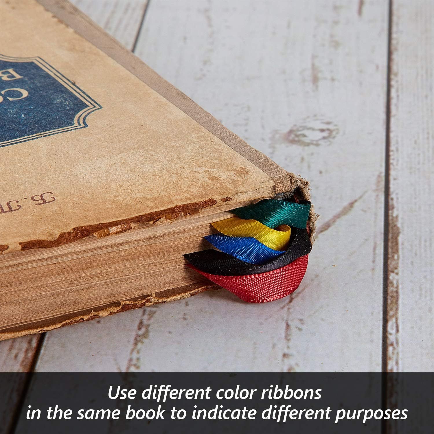 Ribbon Bookmark Ribbon Colorful Markers Artificial - Temu