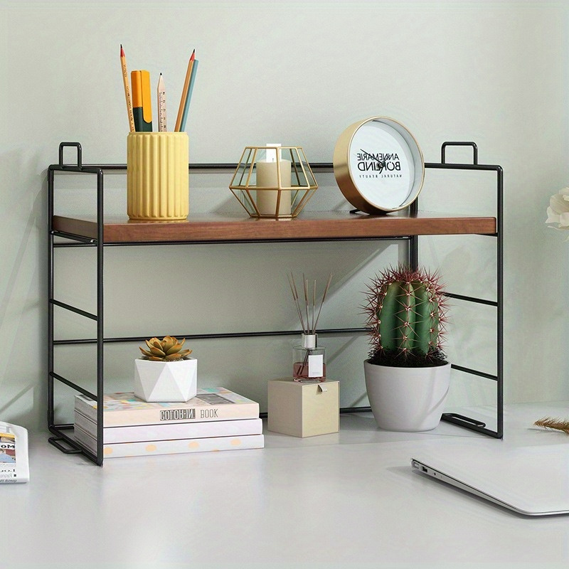 Desktop Shelf Student Dormitory Desk Storage Rack Office - Temu