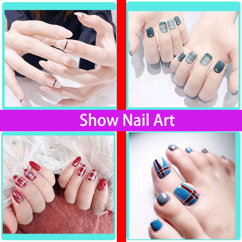 awesome Fan Brush Striped Nail Art - Click on the image to see more | Nail  art stripes, Nails, Simple nails