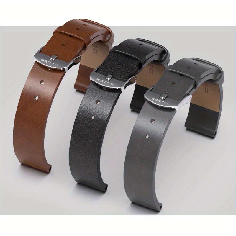Strap For Mi Band 8 Smartband Faux Leather Watch Band For - Temu