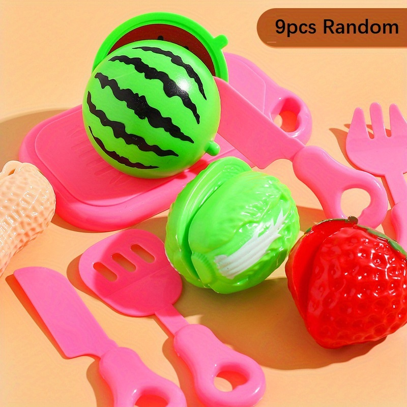 accessories Color Random) Play Kitchen Girls Toy Pretend Food