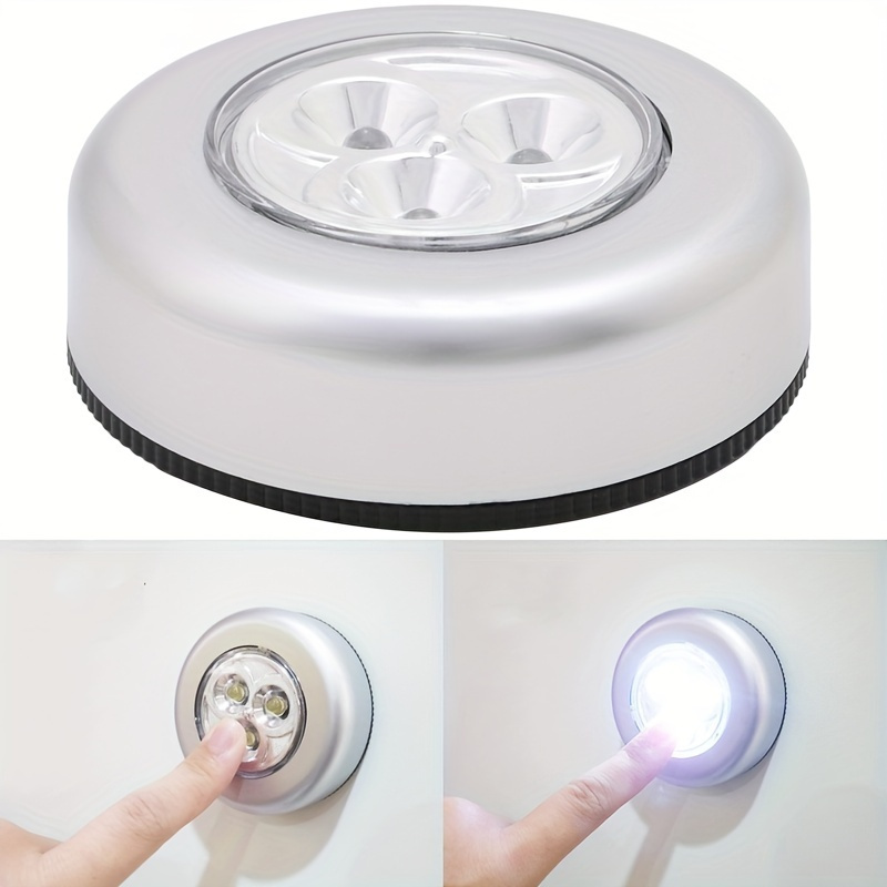1pc 3led touch light pat light car home user outdoor emergency wall light cabinet wardrobe small night light details 6