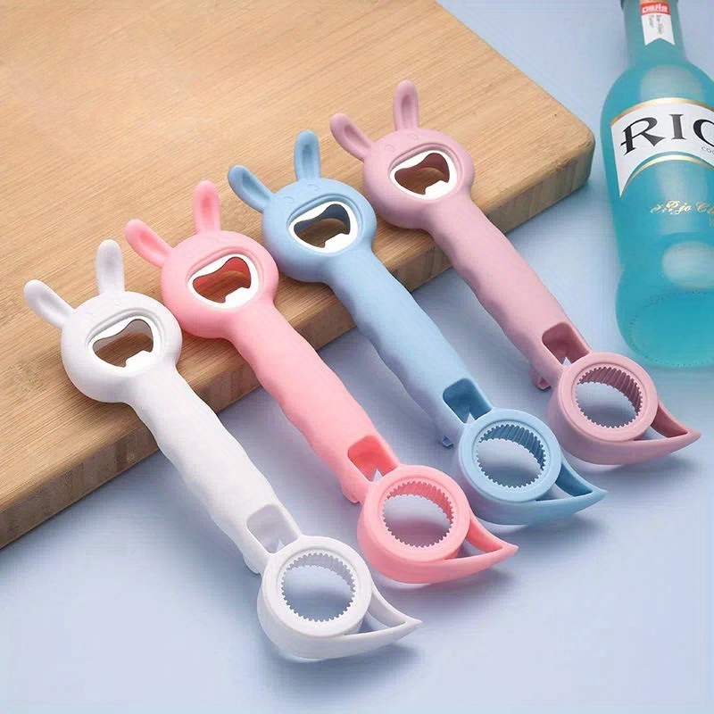 Multifunctional Bottle Opener, Jar, Wine & Can Openers Kitchen Tool,  Arthritis Hand Easy Beer & Soda Pop Twist Open Gadgets, Jars Drink Plastic  Caps Unique Manual Remover Aids, Arthritic Hands Rubber Bottle