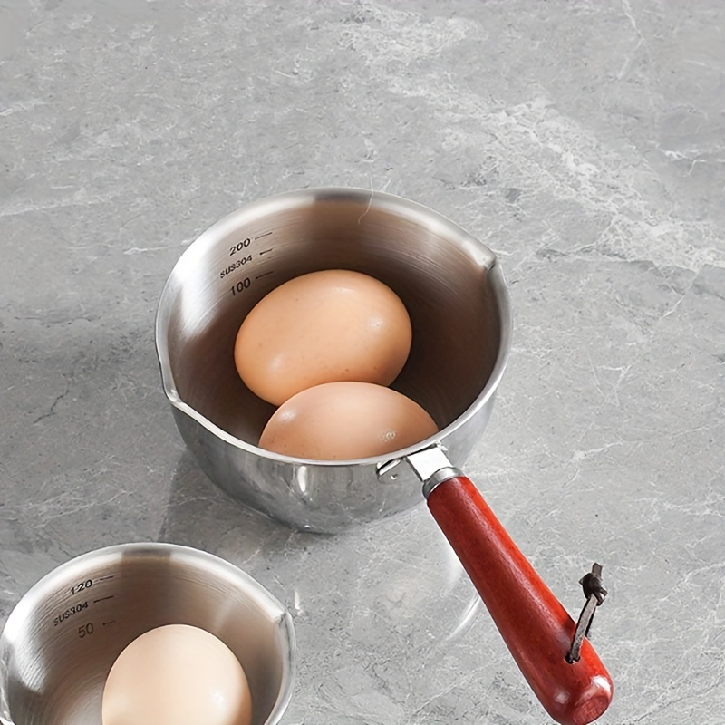 304 Stainless Steel Frying Pan Household Hot Oil Pan Boiled Eggs