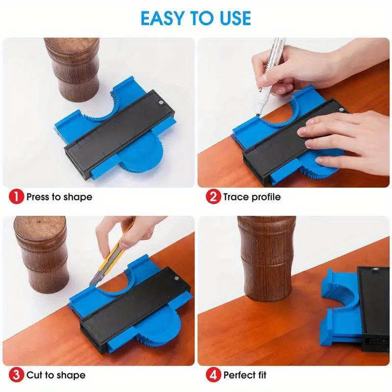 Contour Gauge Profile Tool Adjustable Precisely Copy Temu