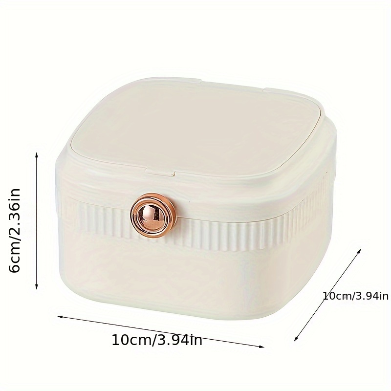 Plastic Jewelry Storage Box Multi grid Earring Storage Box - Temu