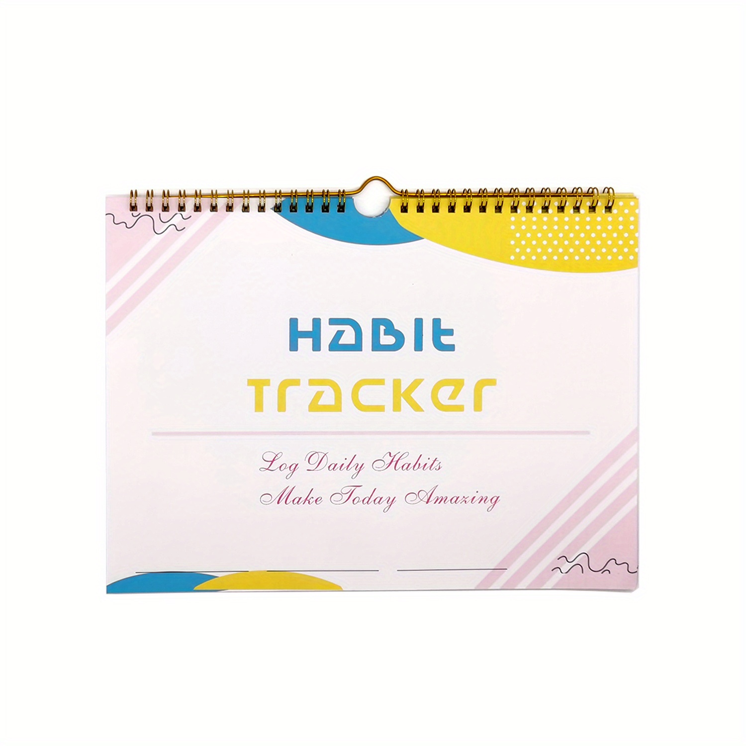 Habit Tracker Calendar & To Do List Planner, Spiral Bound Daily