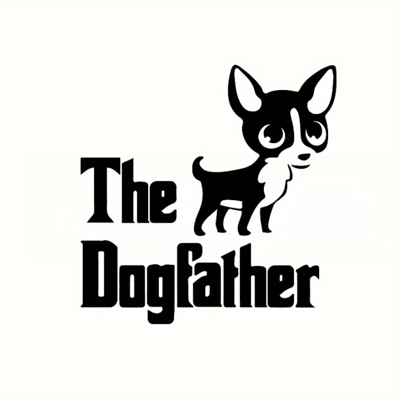 Chihuahua Car Decal Sticker - 3.5x3.8 Inch Vinyl Art By Thiago Bianchini