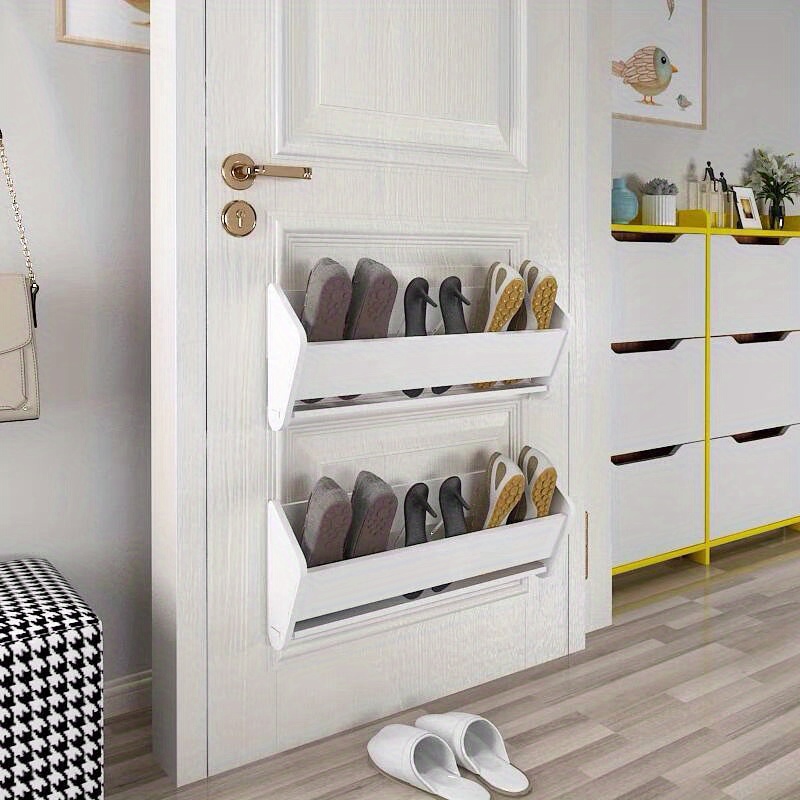 10 shelf Hanging Shoe Organizer For Closet Stylish Grey - Temu