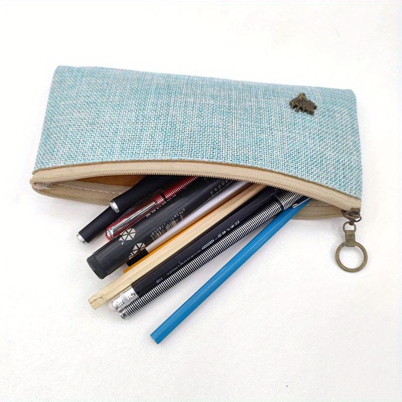 Folding Pencil Case Large Capacity Pen Pencil Bag Pencil - Temu
