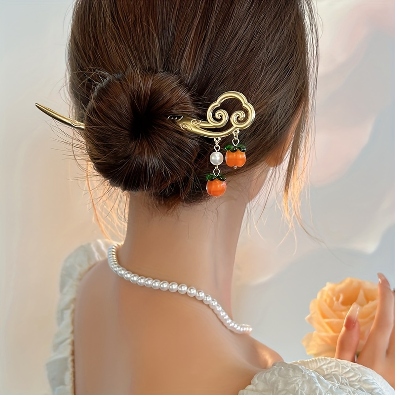 Elegant Ancient Style Acetic Acid Hairpin, Simple Modern Tassel