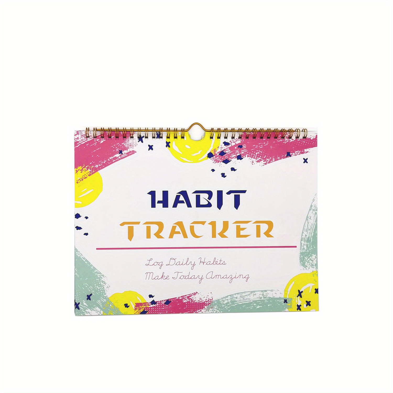 Habit Tracker Calendar & To Do List Planner, Spiral Bound Daily