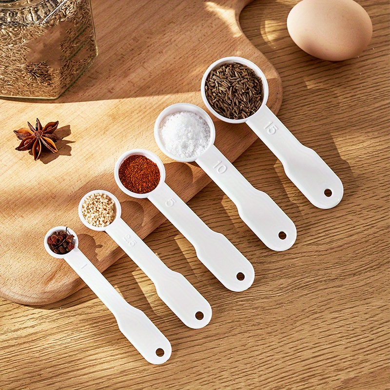 5 In 1 Graduated Measuring Spoon Gram Spoon Milk Powder Dressing Spoon,  Household Baking Cake Weighing Tool Cooking Item, Kitchen Accessories for  rest
