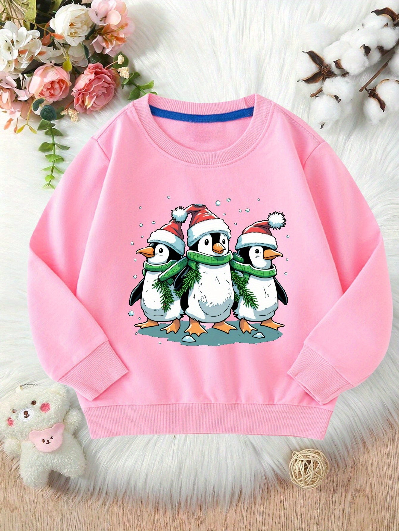 Girls hot sale penguin sweater