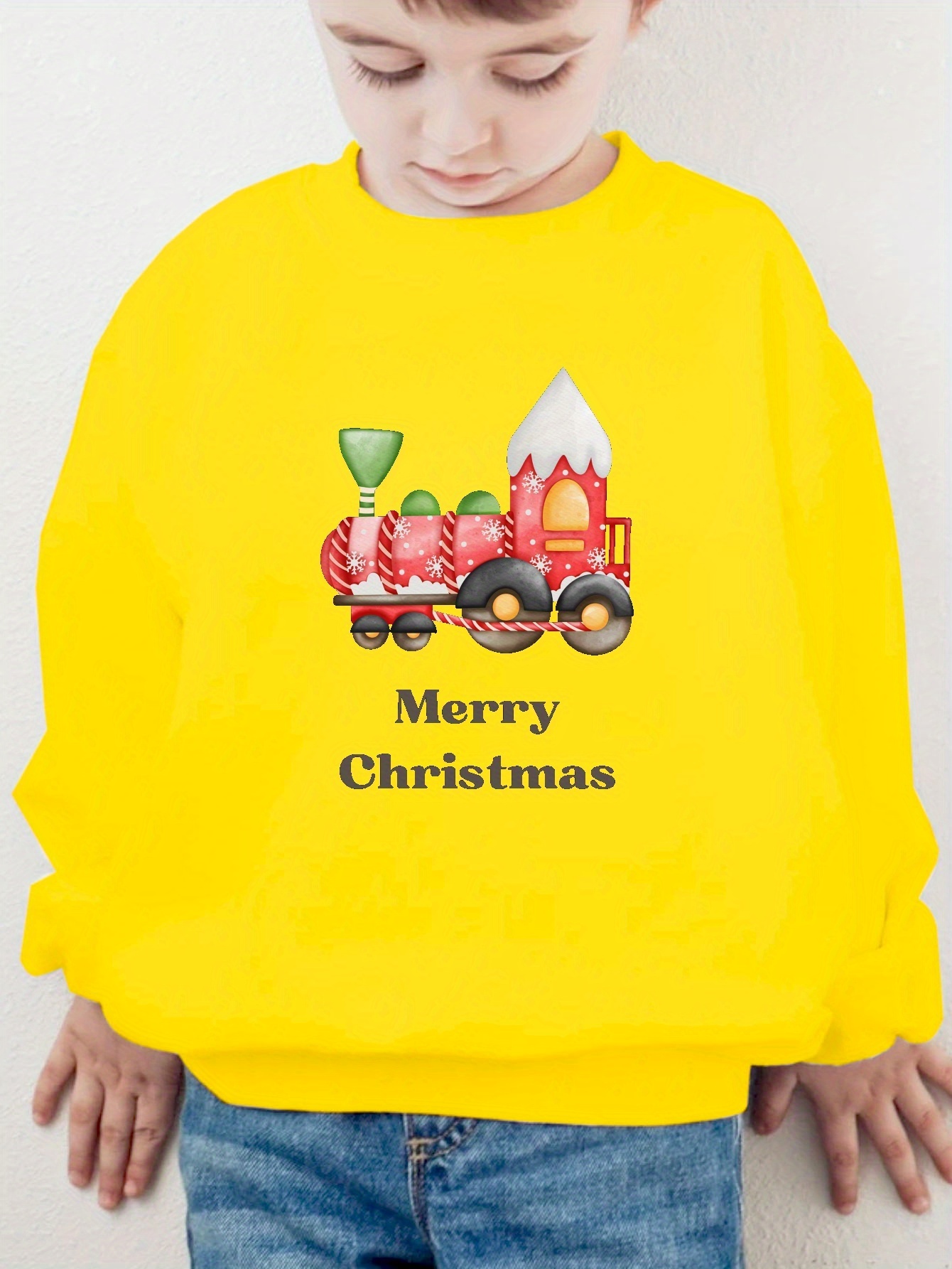 Boys hotsell train sweater